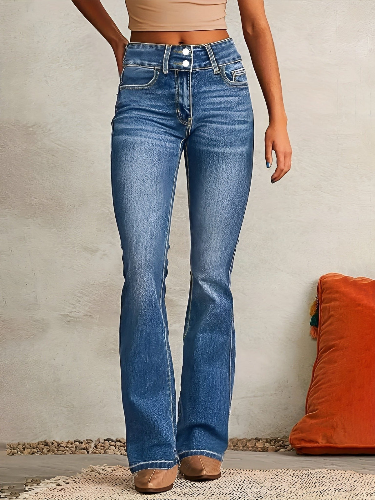 Estella | High Waist Flared Jeans for Women
