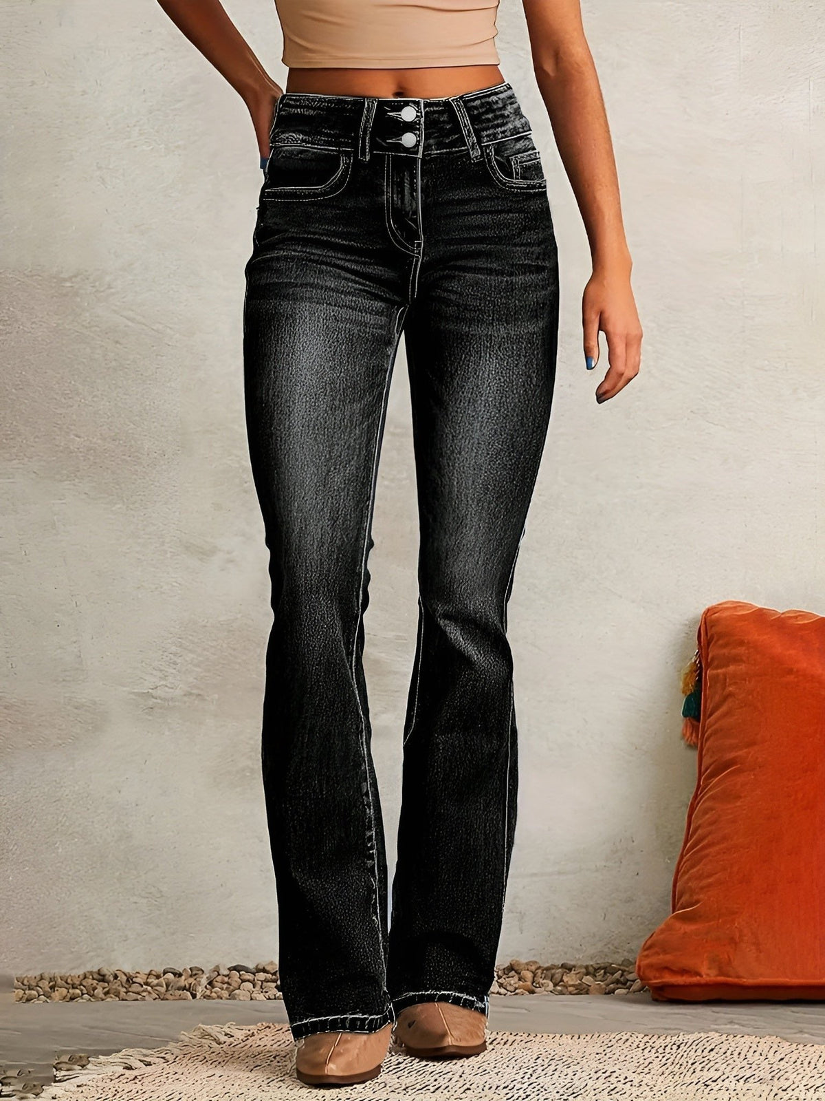 Estella | High Waist Flared Jeans for Women