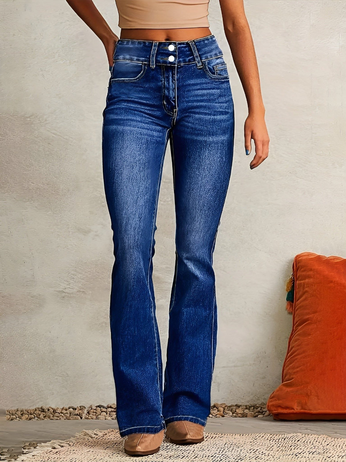 Estella | High Waist Flared Jeans for Women