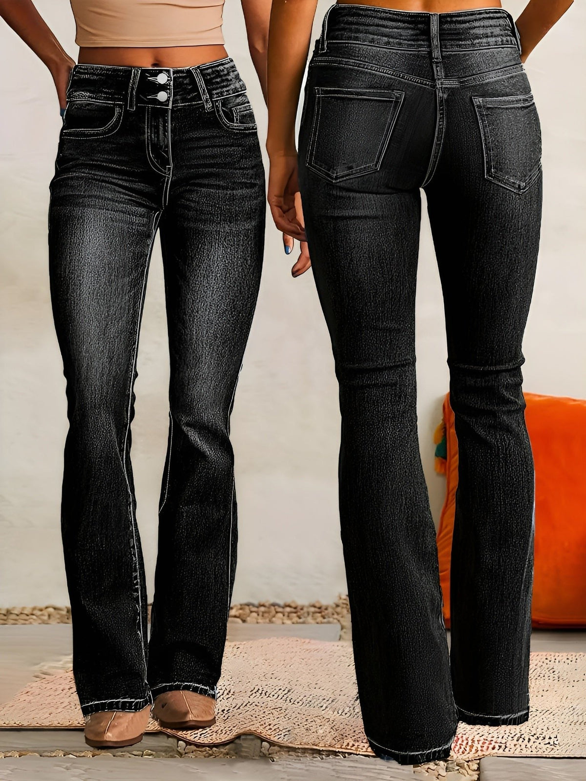 Estella | High Waist Flared Jeans for Women