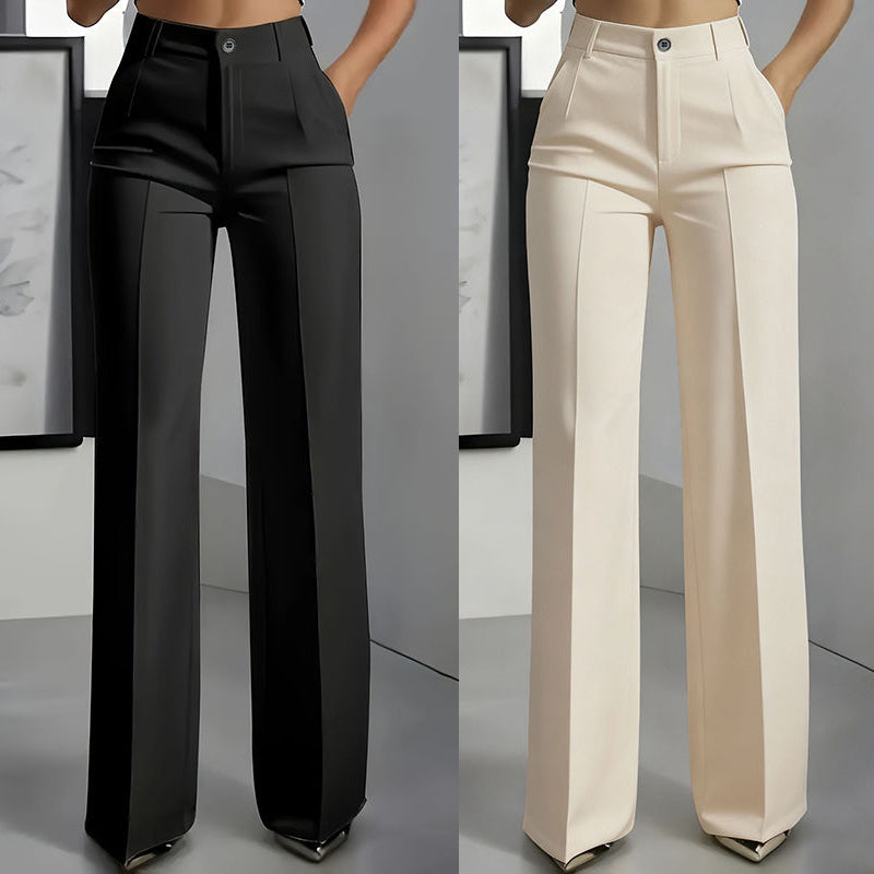 Elle - High-Waisted Tailored Pants