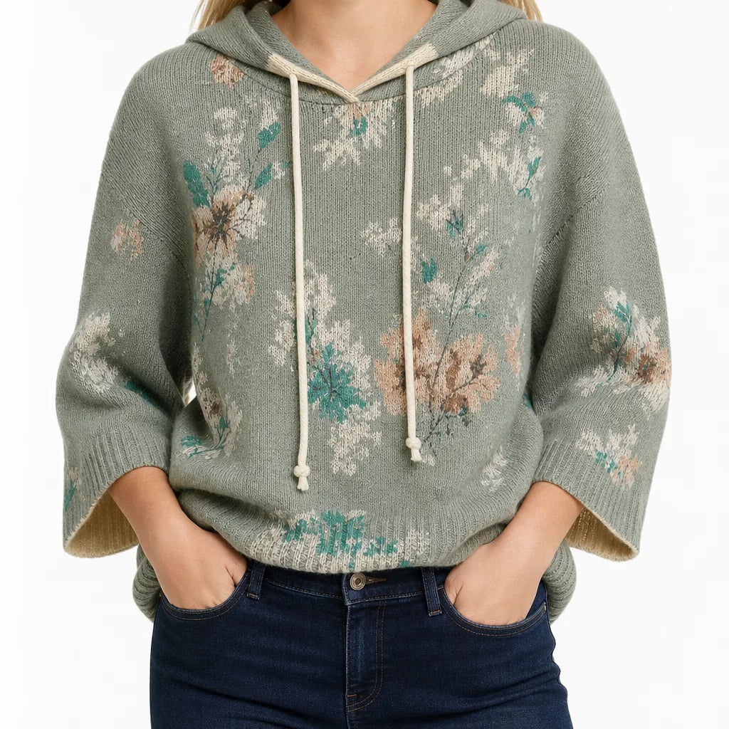 Fatima | Women's Fall Leaf Hoodie Sweater