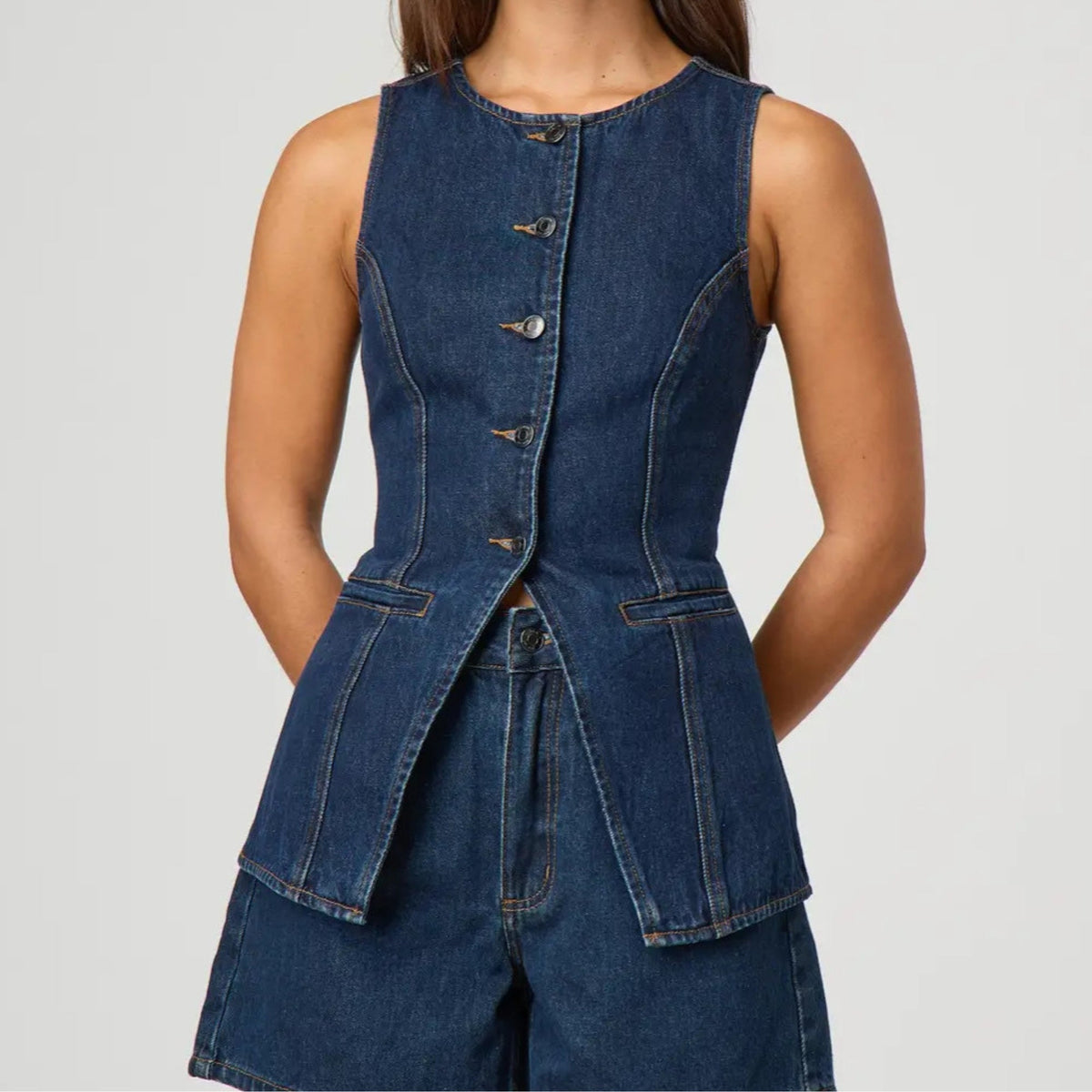Summer Bloom Denim Set