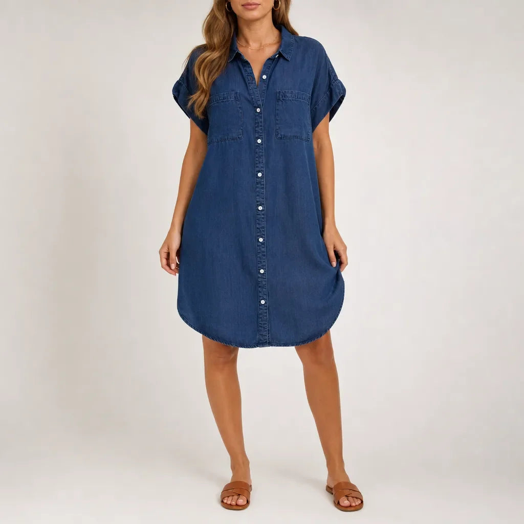 Fiona | Women's Denim Shirt Dress