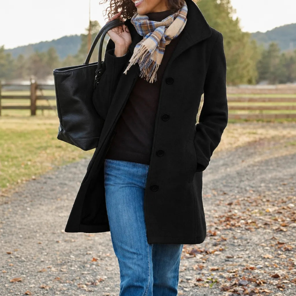 Flora | Women's Warm Collar Coat
