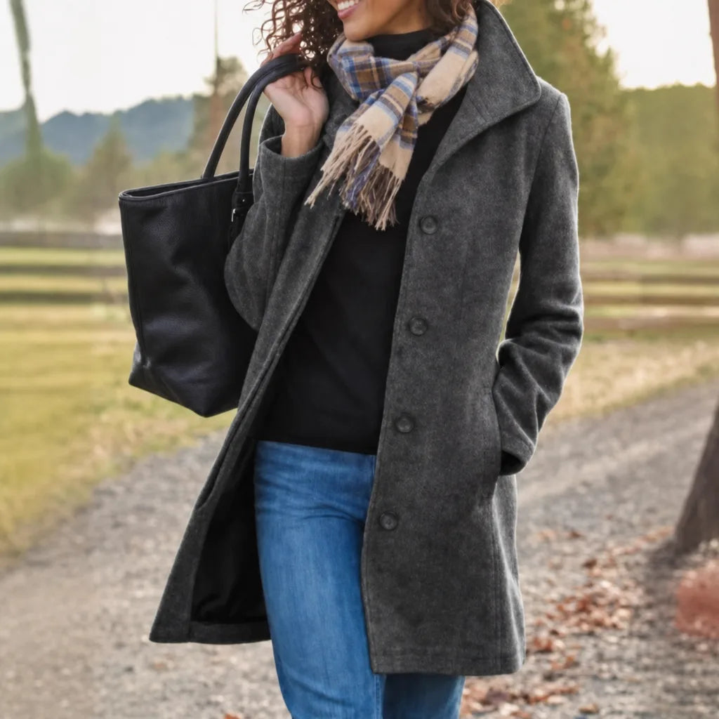Flora | Women's Warm Collar Coat