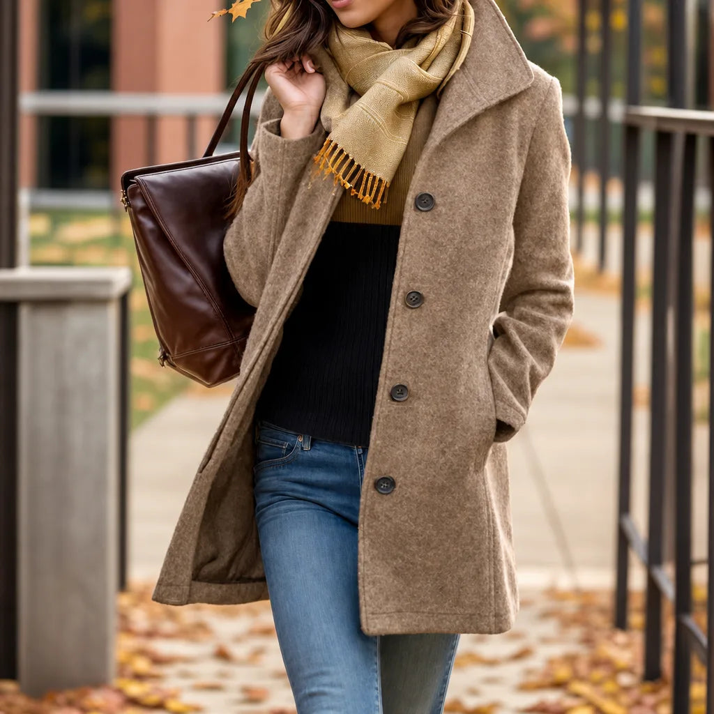 Flora | Women's Warm Collar Coat