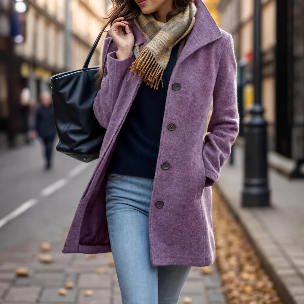 Flora | Women's Warm Collar Coat