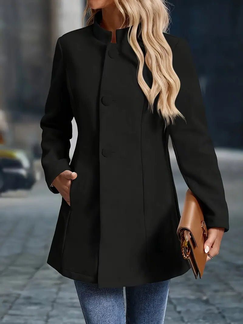 Floriane | Wool Longline Winter Coat for Women