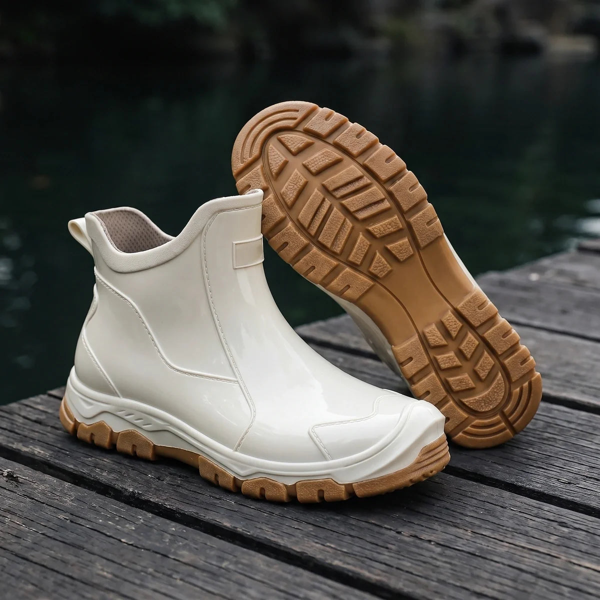Fraser Rubber Lug Sole Rain Boots