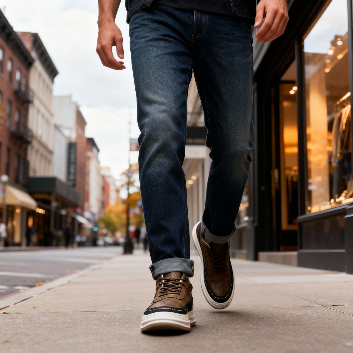 Travis Page | men's Leather Sneakers