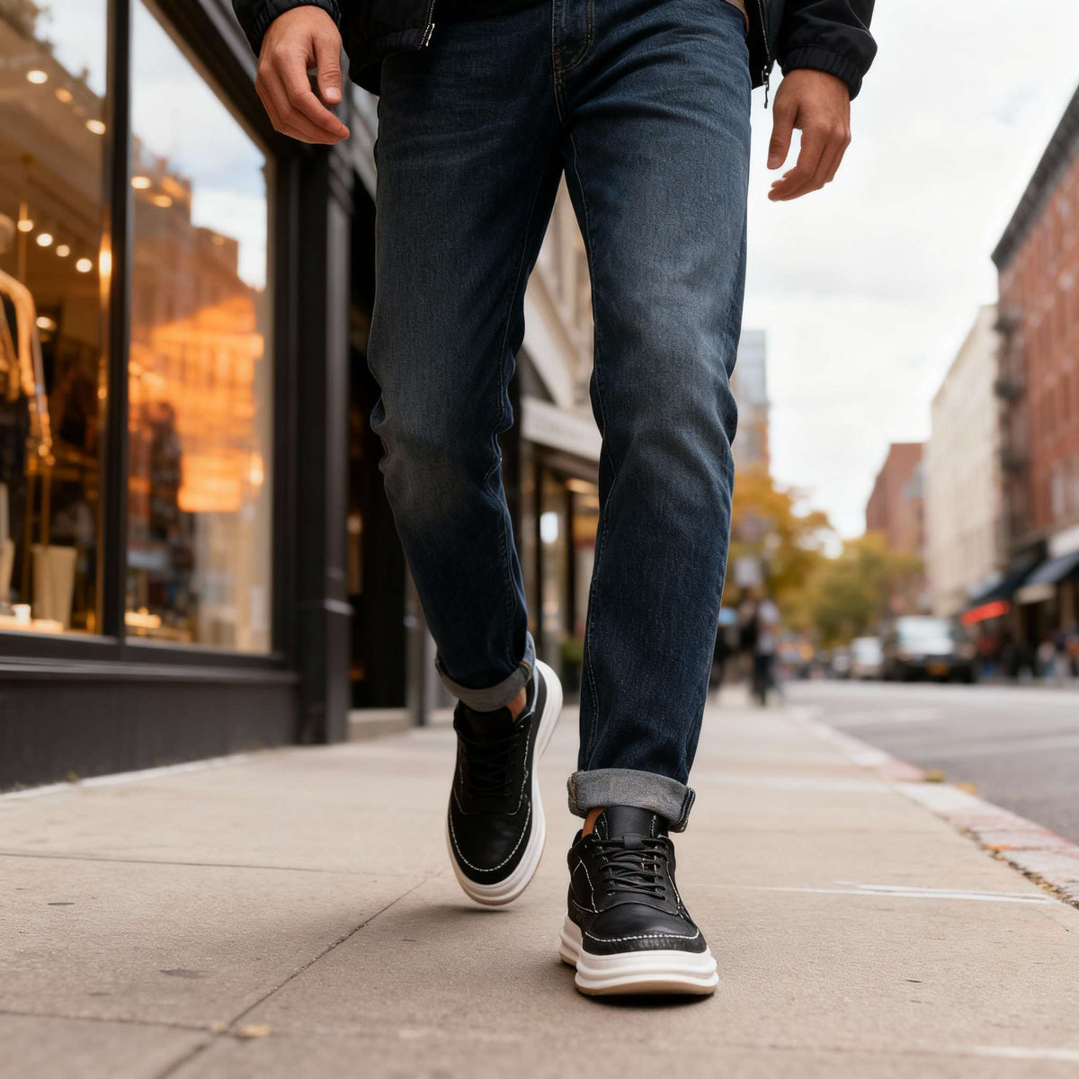 Travis Page | men's Leather Sneakers
