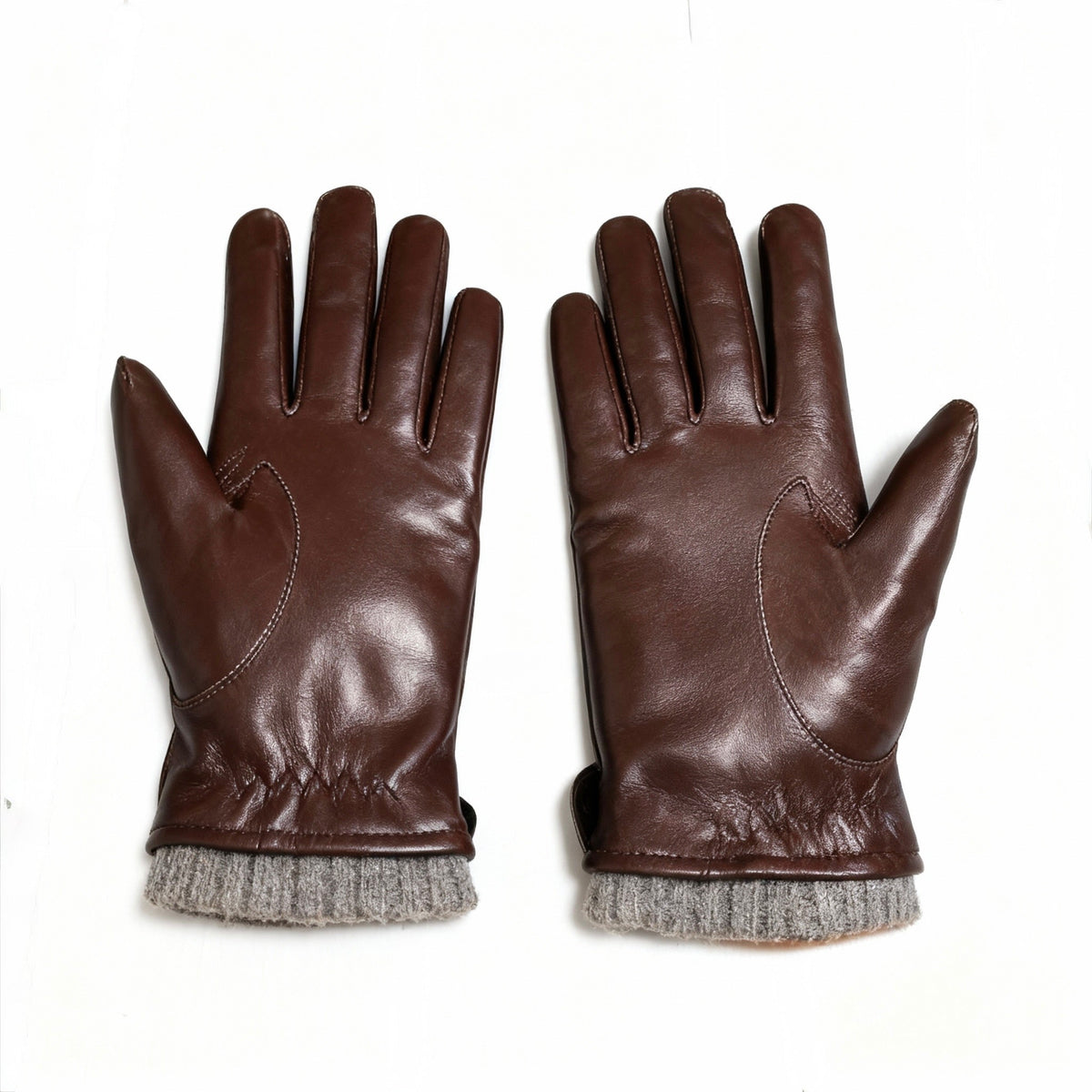 Mustang | Men's Leather Sheepskin Buckle Gloves
