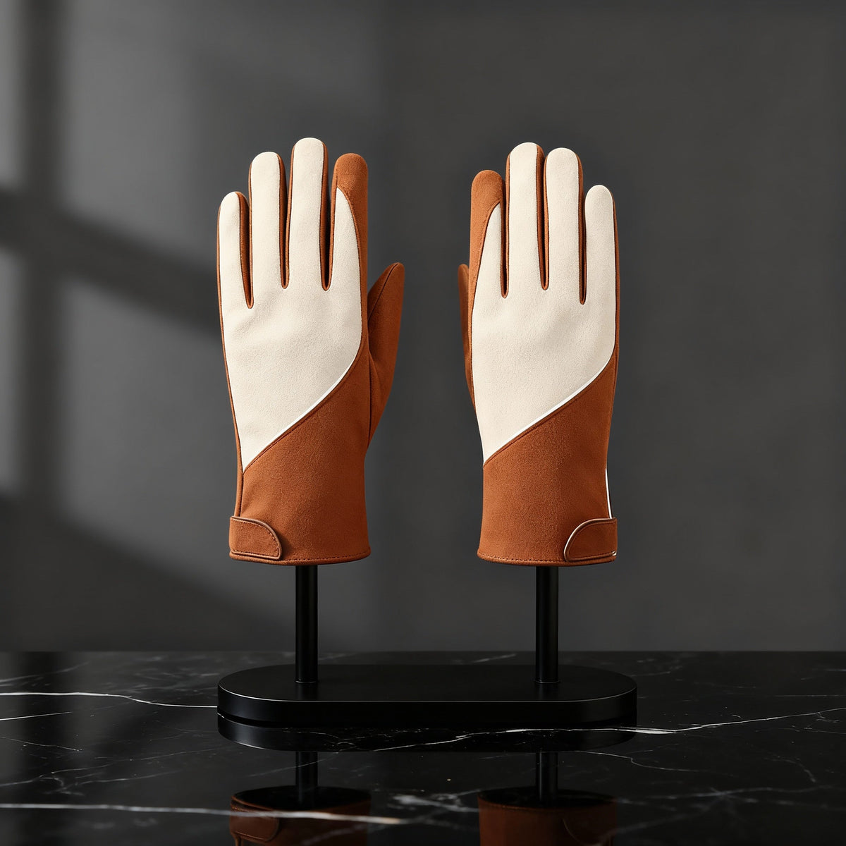 Marilyn | Women's Warm Two-Tone Winter Gloves