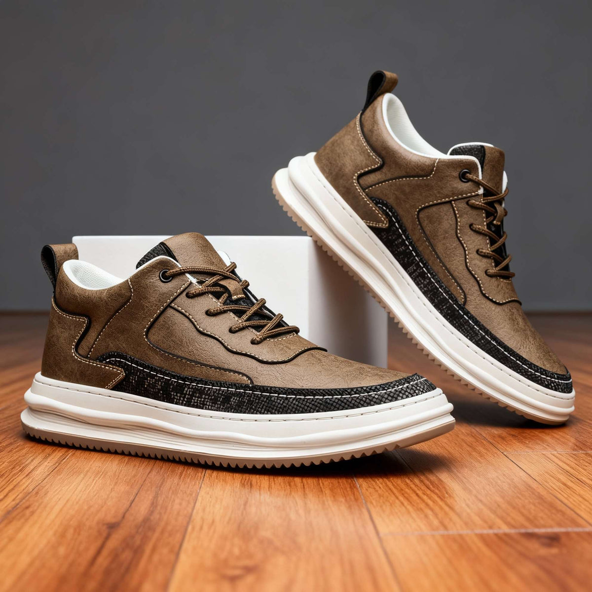 Travis Page | men's Leather Sneakers