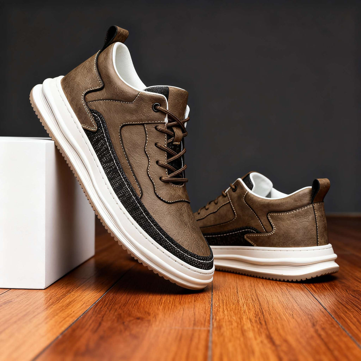 Travis Page | men's Leather Sneakers