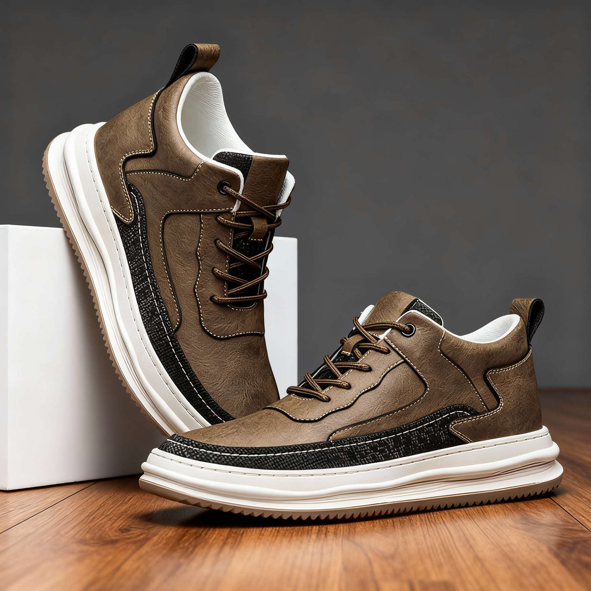 Travis Page | men's Leather Sneakers