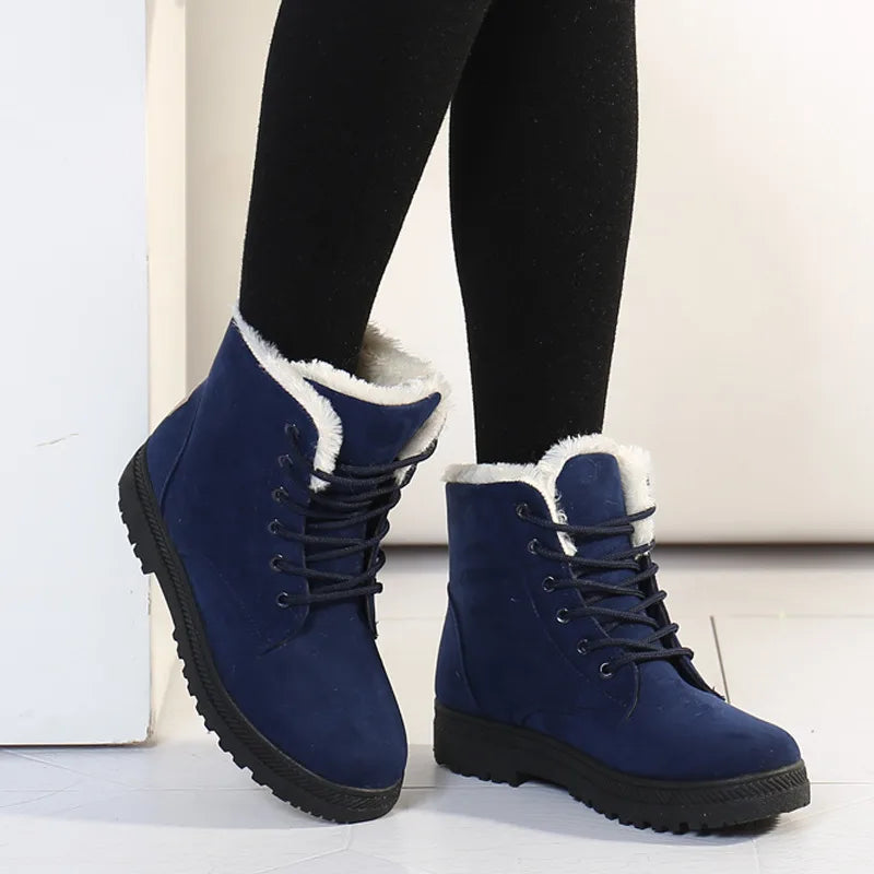 Freya | Women's Cozy Ankle Winter Boots