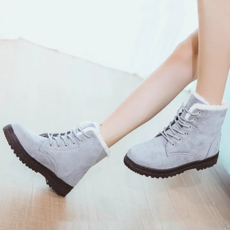 Freya | Women's Cozy Ankle Winter Boots