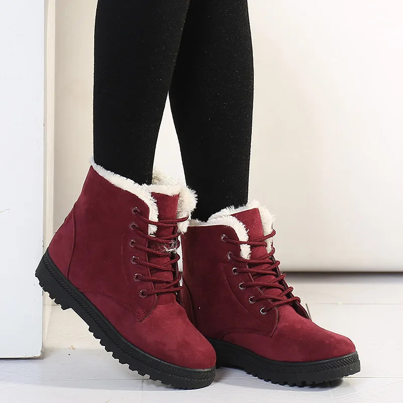 Freya | Women's Cozy Ankle Winter Boots