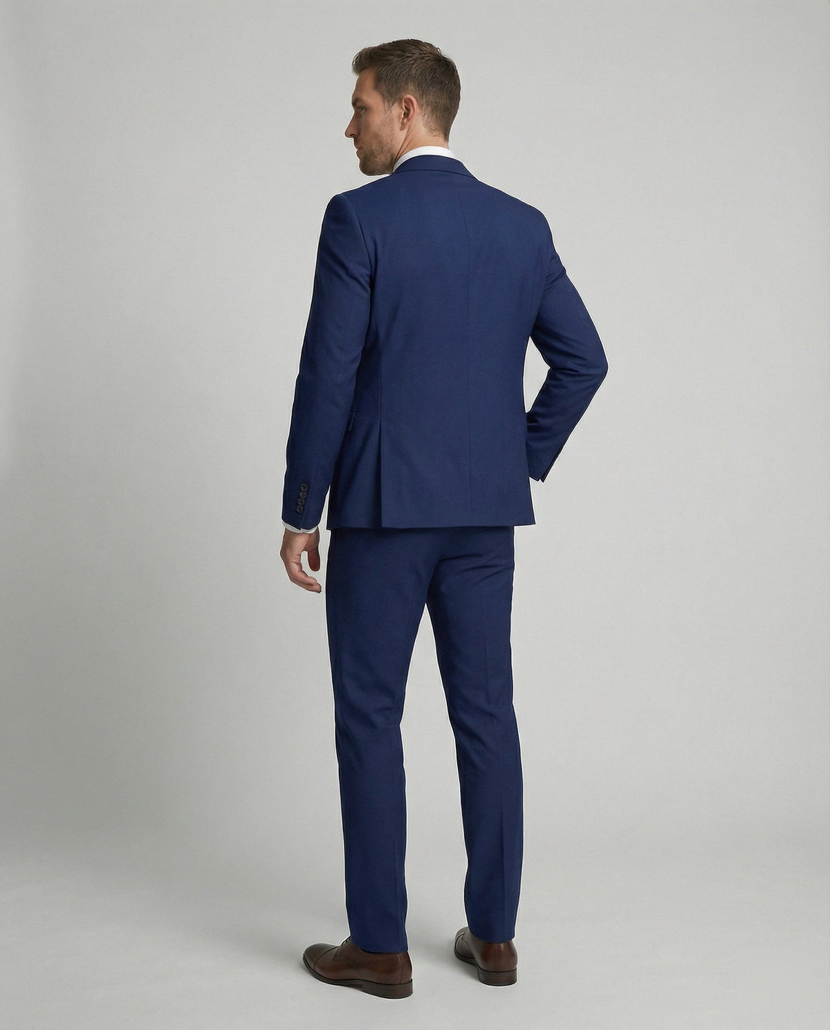 Men's Three-Piece Suit Set, Notched Lapels, Long Sleeves