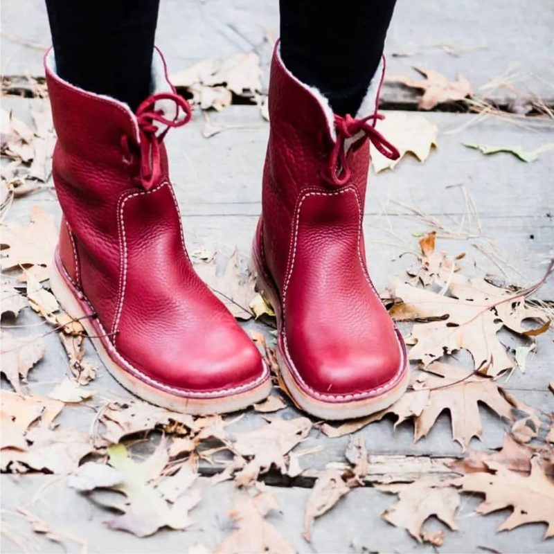 Isabella | Fur-Lined Lace-Up Winter Boots for Women