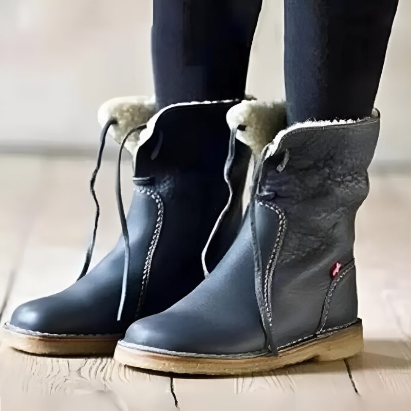 Isabella | Fur-Lined Lace-Up Winter Boots for Women