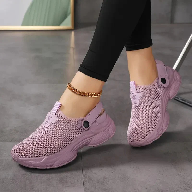 Georgina | Women's Breathable Mesh Slip On Sneakers with Arch Support