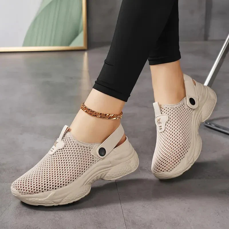 Georgina | Women's Breathable Mesh Slip On Sneakers with Arch Support