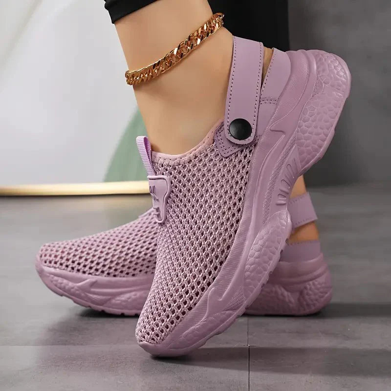 Georgina | Women's Breathable Mesh Slip On Sneakers with Arch Support