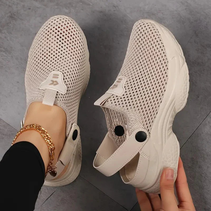 Georgina | Women's Breathable Mesh Slip On Sneakers with Arch Support
