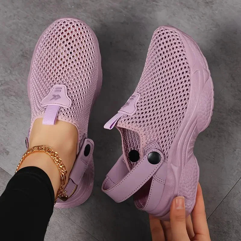 Georgina | Women's Breathable Mesh Slip On Sneakers with Arch Support