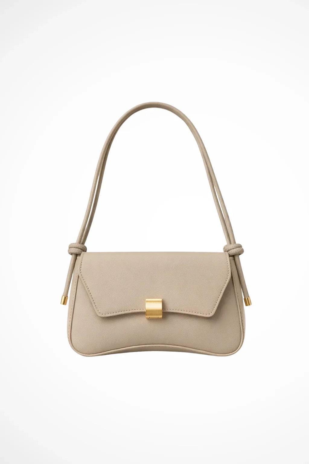 Gladys | Women's Shoulder Bag with Flap Closure and Clasp