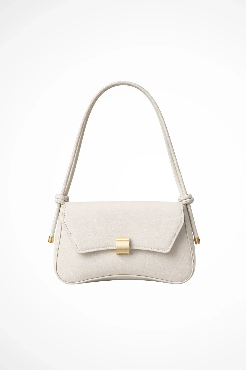Gladys | Women's Shoulder Bag with Flap Closure and Clasp