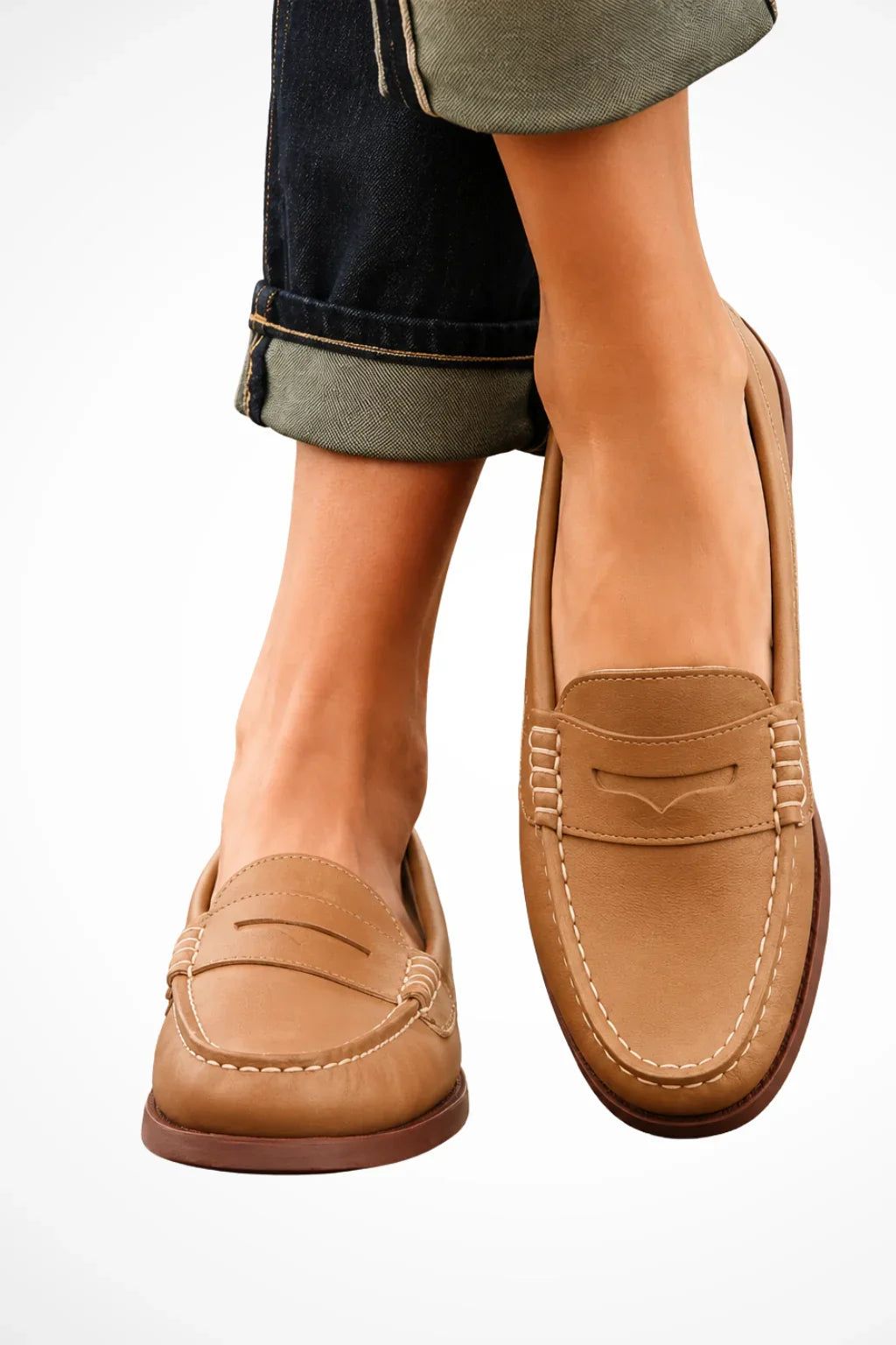 Grace | Women's Orthopedic Slip On Penny Loafer Shoes
