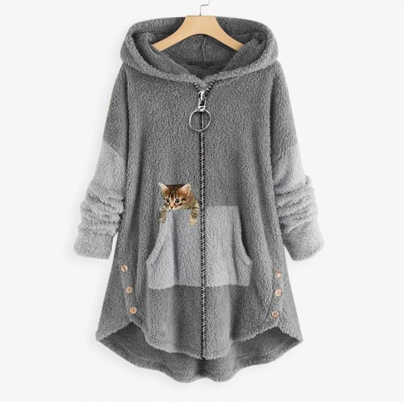 Women's Ultra Soft Plush Hoodie with Relaxed Fit