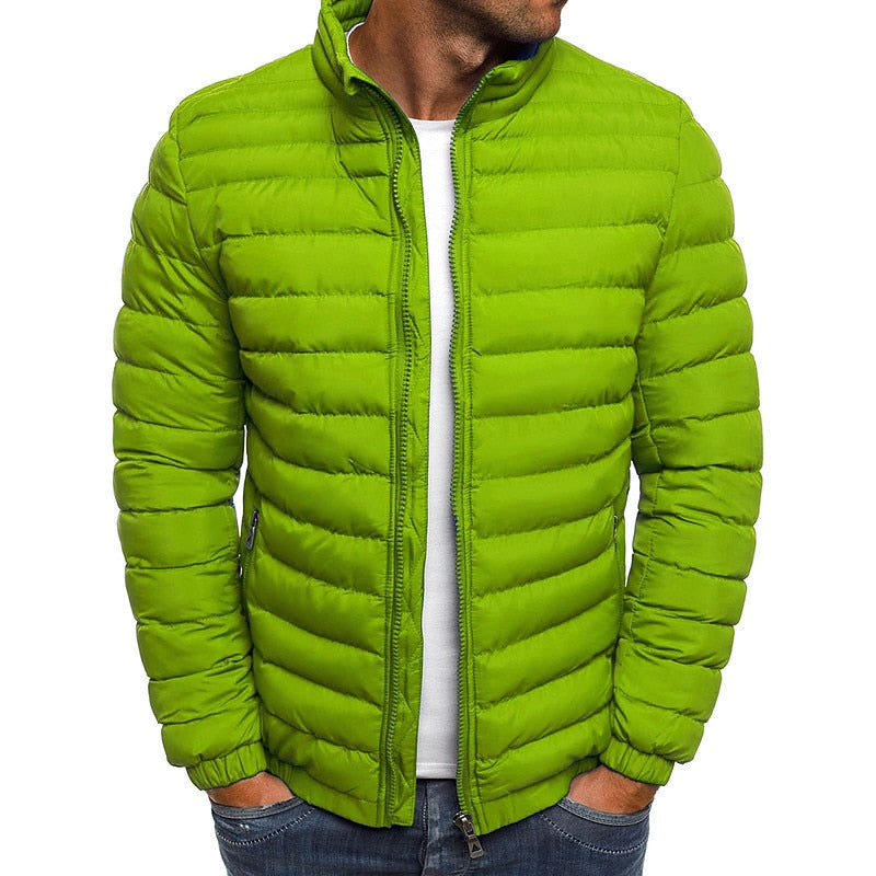 Women's Puffer Jacket with Down Filling and Zip Closure | Pockets | For Winter | Size S-2XL