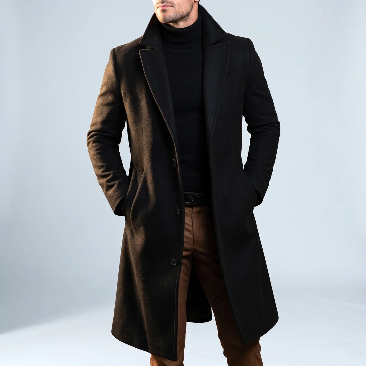 Harcourt Wool Tailored Overcoat