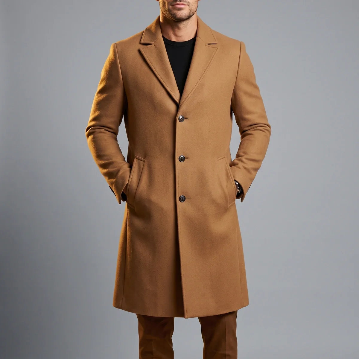 Harcourt Wool Tailored Overcoat