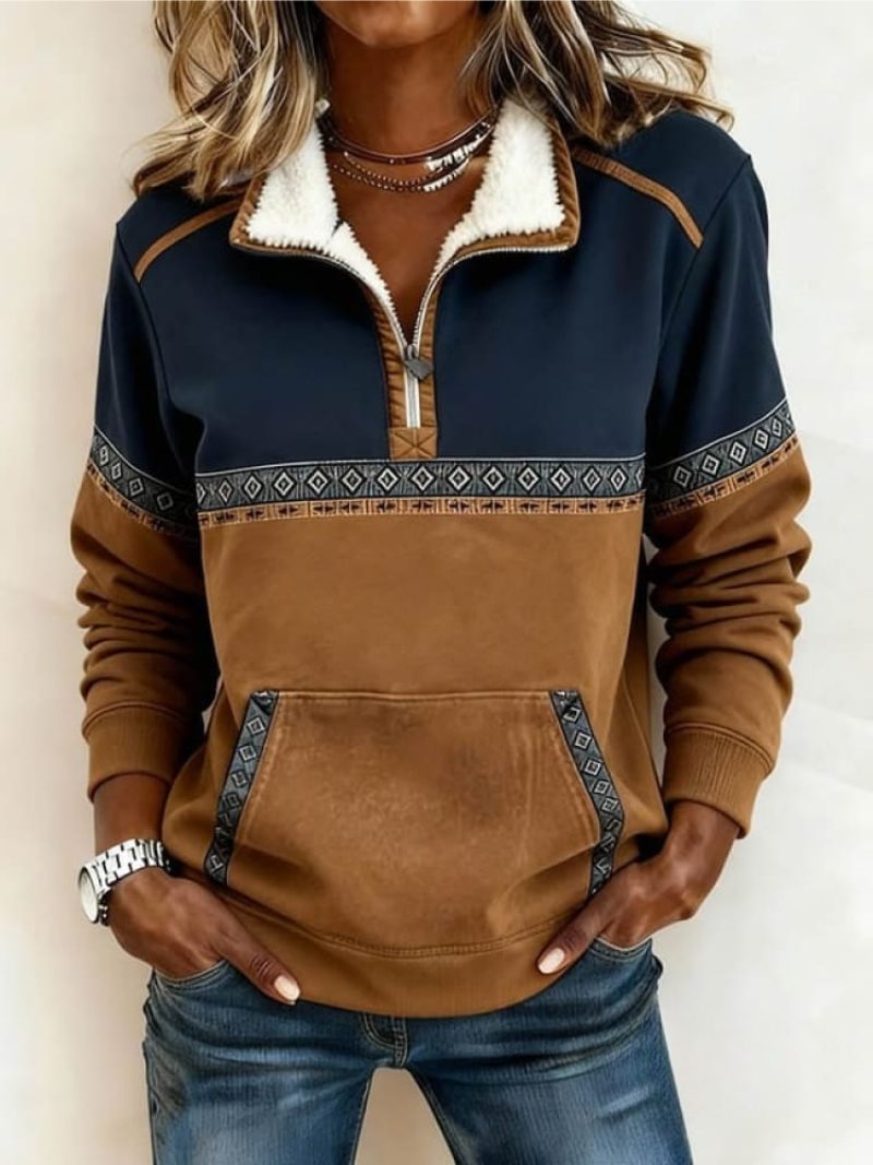 Harmony | Sherpa Fleece Half-Zip Pullover for Women