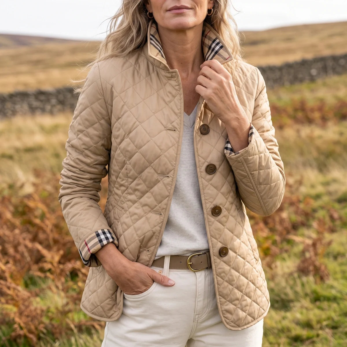Harriet Diamond Quilted Jacket