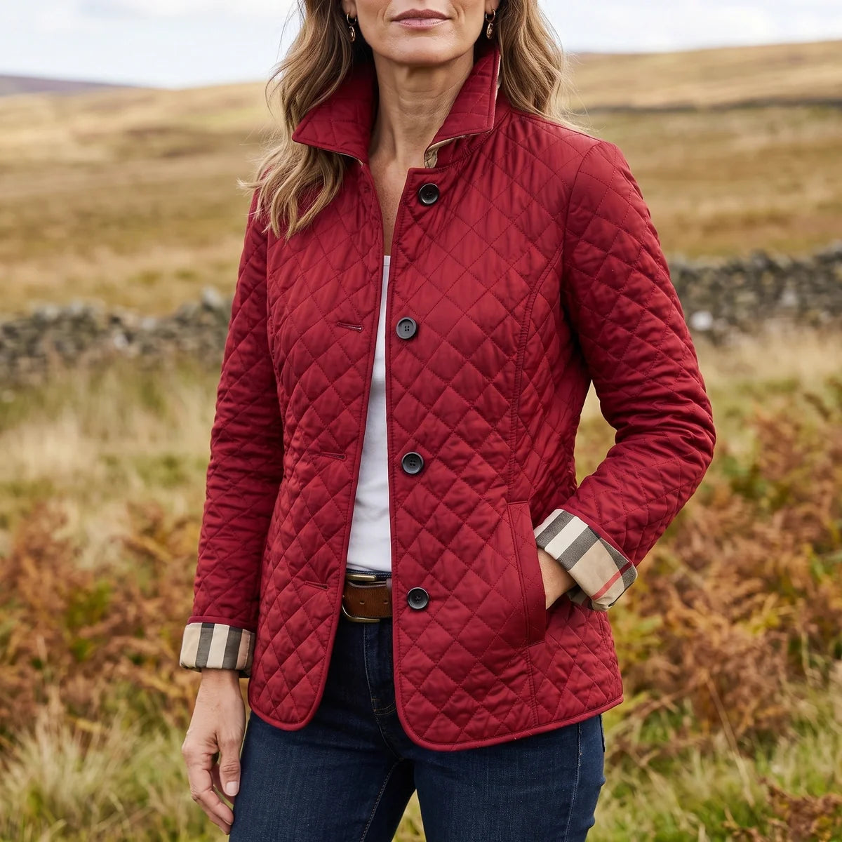 Harriet Diamond Quilted Jacket