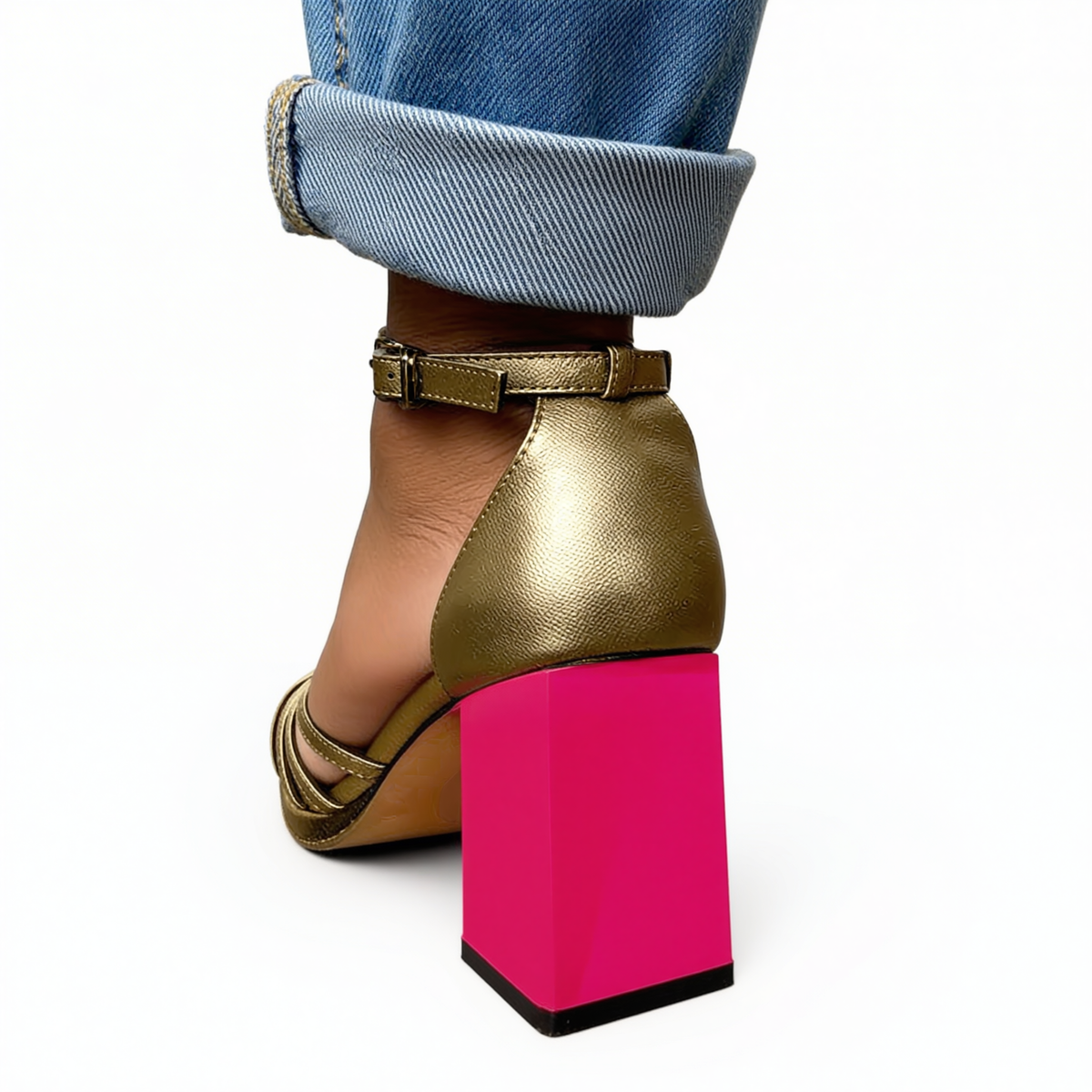 Veronica | Stylish Gold Elegant Women's Pumps