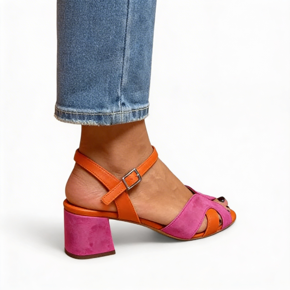 Paulina | Elegant and Comfortable Pink Women's Heels