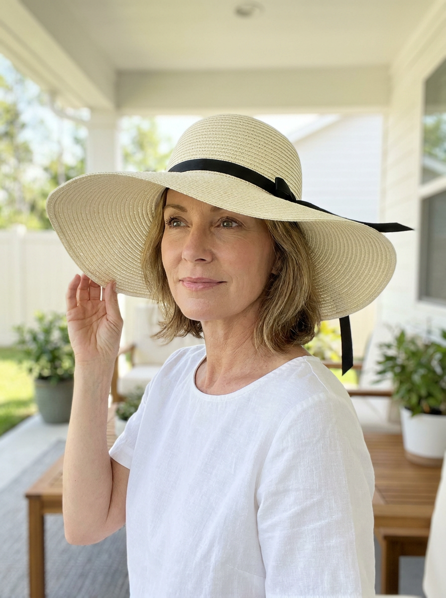 Faye Foldable Wide Brim Sun Hat