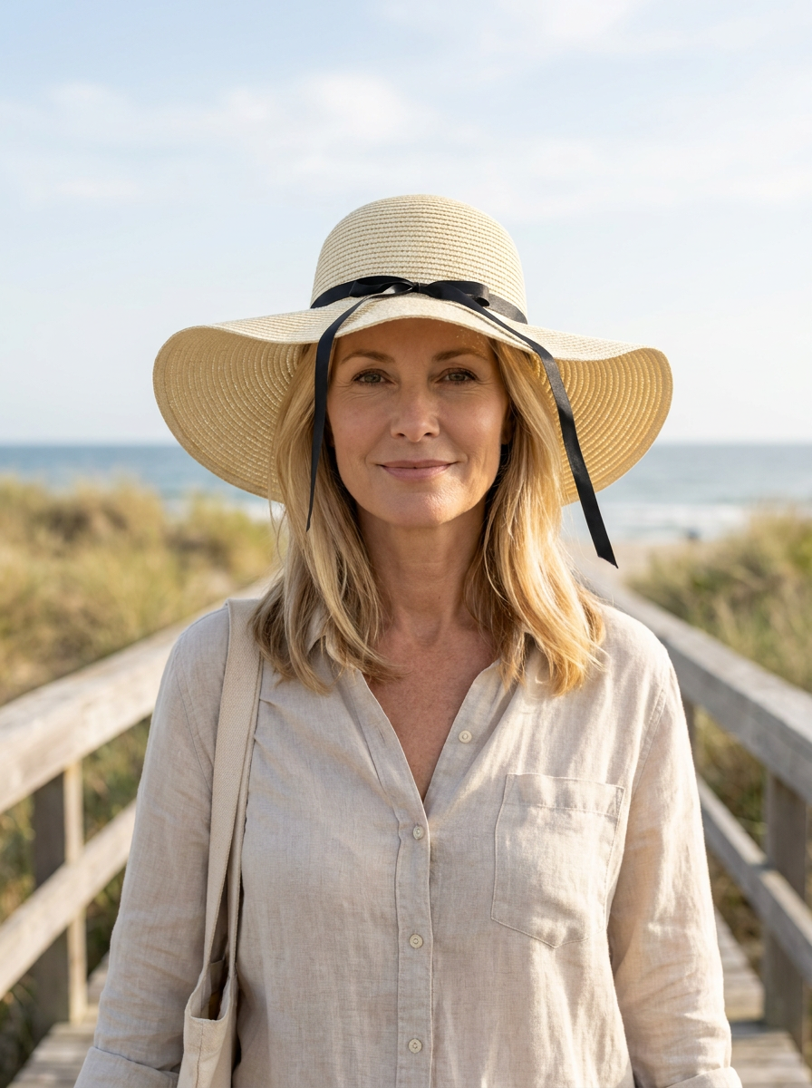 Faye Foldable Wide Brim Sun Hat