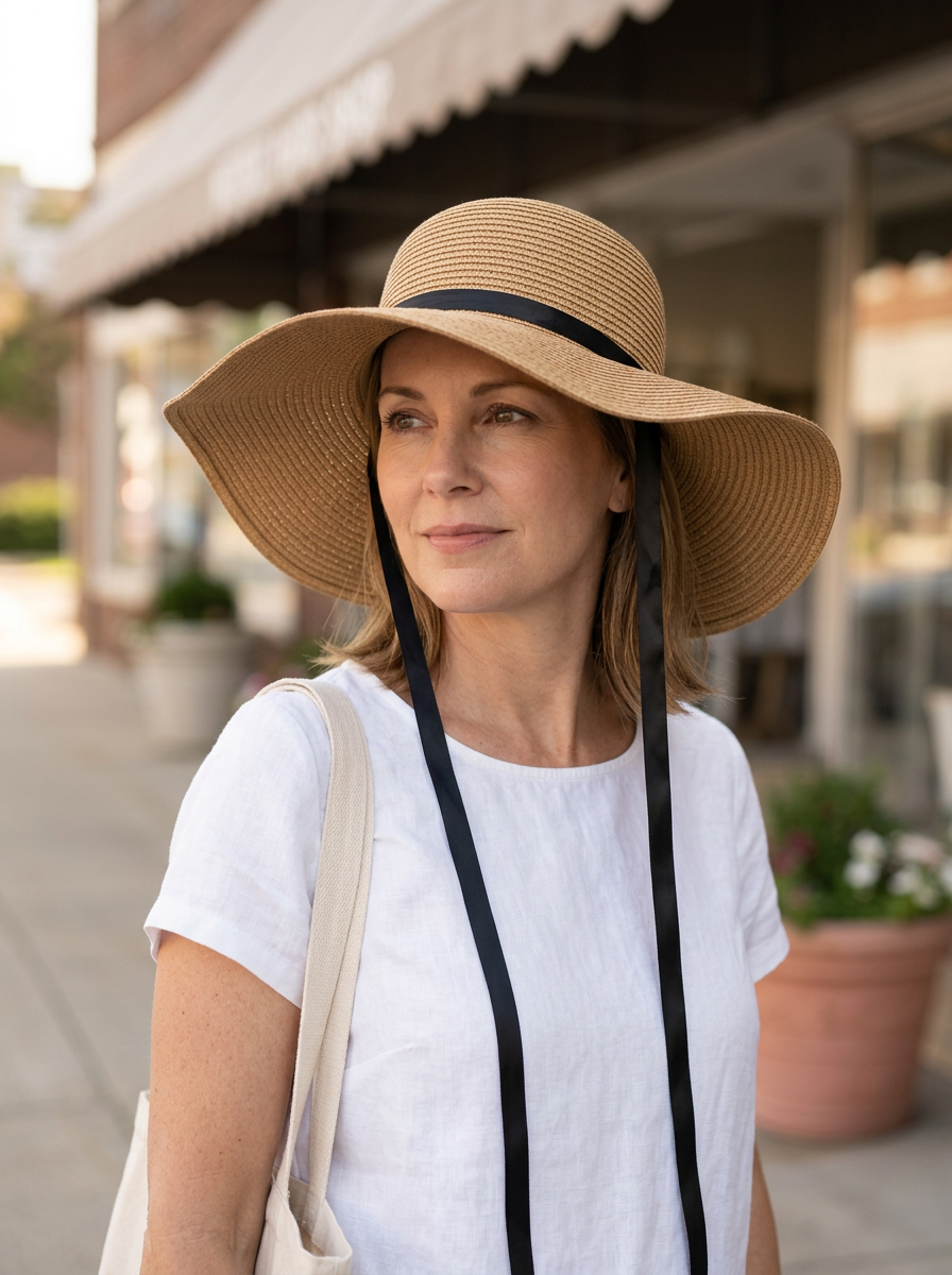 Faye Foldable Wide Brim Sun Hat