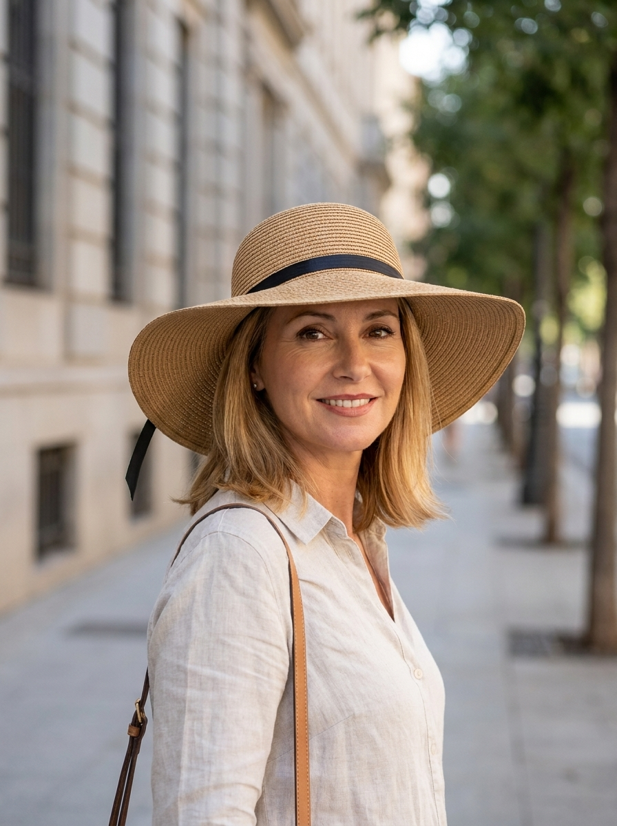Faye Foldable Wide Brim Sun Hat