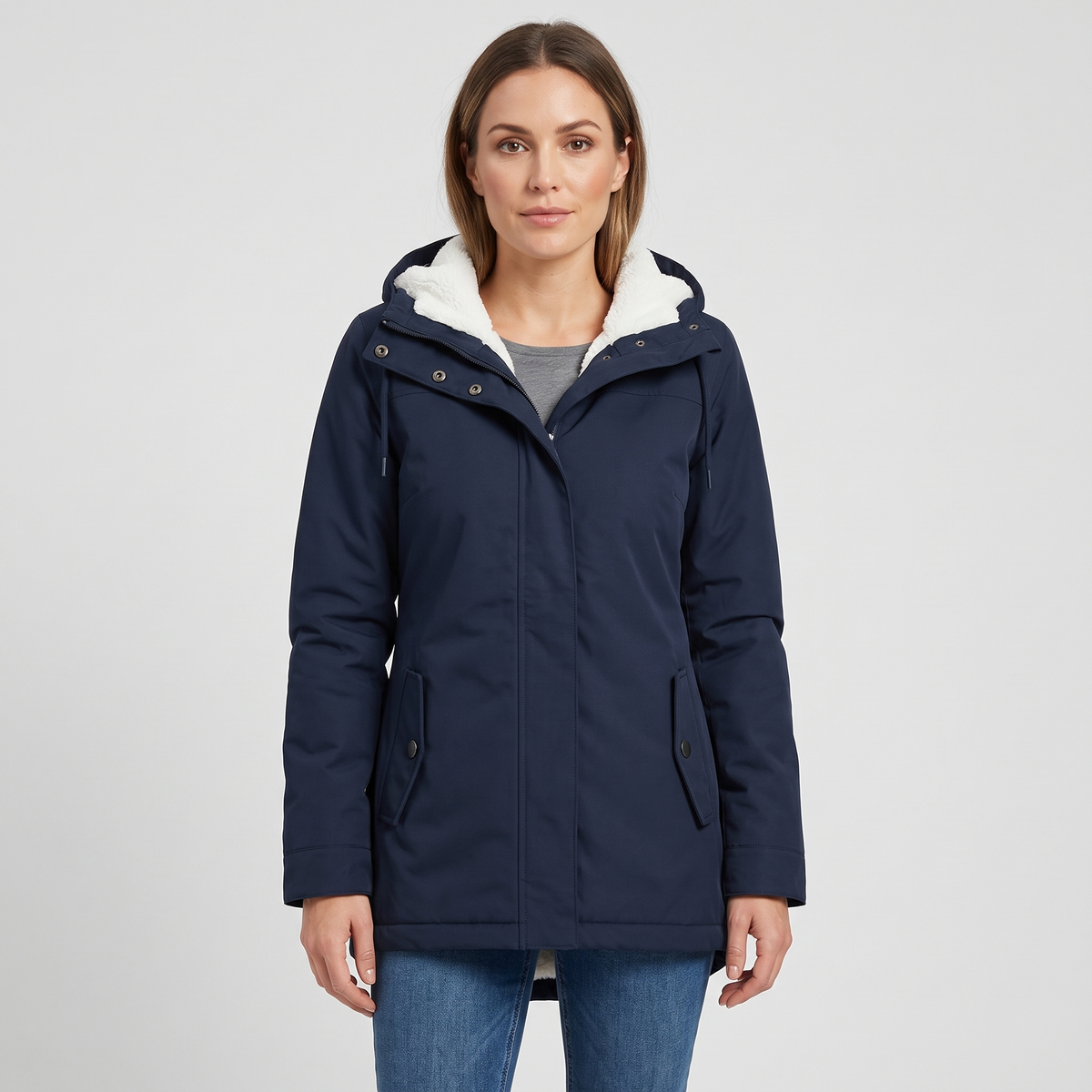Margot | Womens Winter Jacket with Adjustable Hood | Insulated, Lightweight, Contoured Fit | Gray, Black and More S-3XL