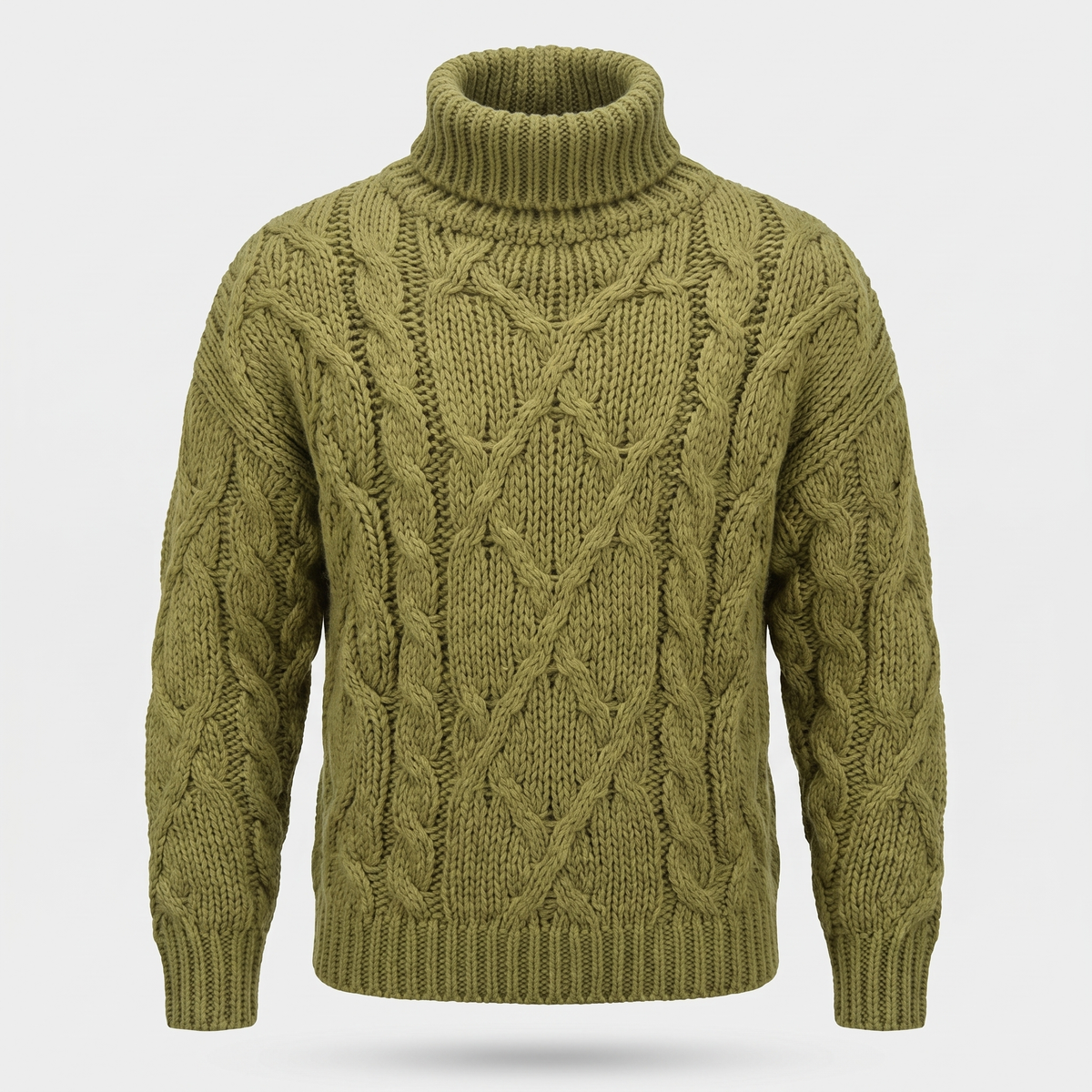 Andreas | Mens Chunky Knit Turtleneck Sweater — Winter Knit in 4 Colors S–3XL | Westmere